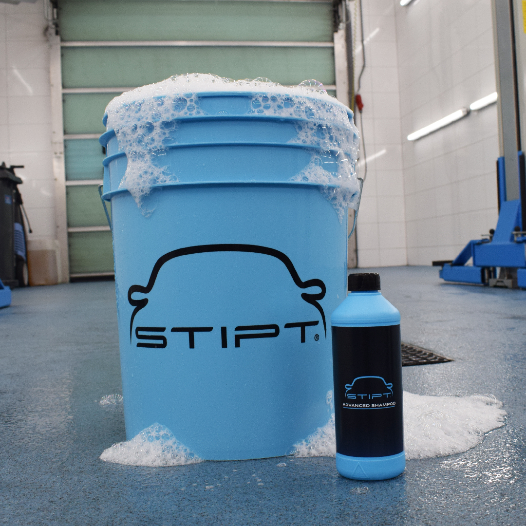 Stipt Grit Bucket 20L met grit guard voor veilig auto wassen zonder krassen