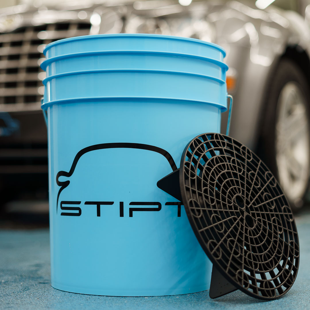 Stipt Grit Bucket 20L met grit guard voor veilig auto wassen zonder krassen