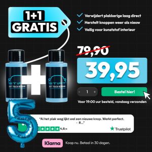 Stipt Soft Touch Remover 1+1 Gratis